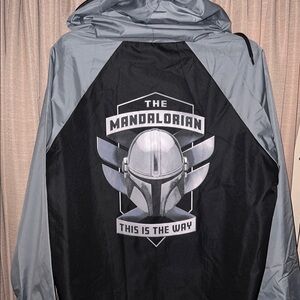 The Mandalorian Black and Gray windbreaker